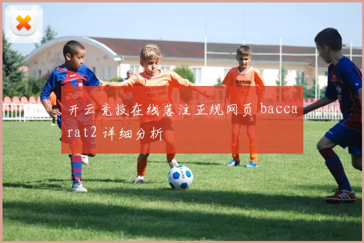 开云竞技在线落注正规网页 baccarat2 详细分析